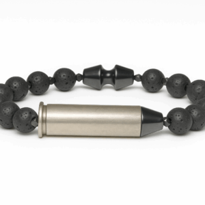 Pulseira Vulcânica, Hematita e Berloque